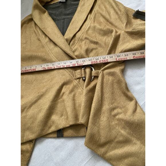 Design Todays Jacket & Skirt Set Womens XL Yellow/Brown Cottage Core US 2pc Suit - Picture 6 of 16